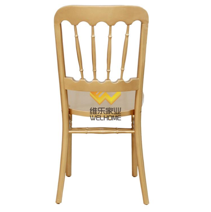 Gold wooden chateau chair for wedding/event